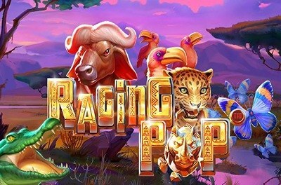 raging pop slot logo