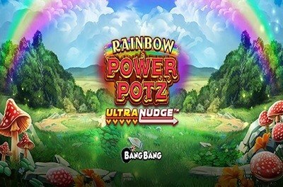 rainbow power potz ultranudge slot logo