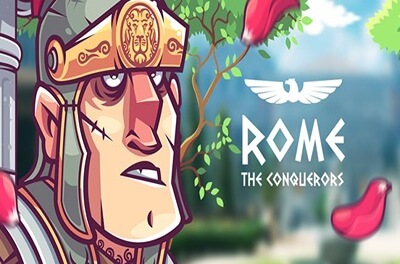 rome the conquerors slot logo