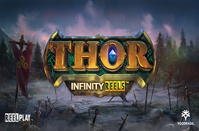 thor infinity reels slot logo
