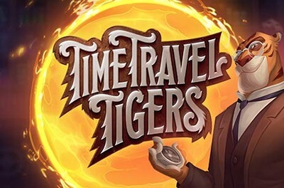 time travel tigers slot logo
