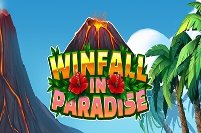 winfall in paradise slot logo