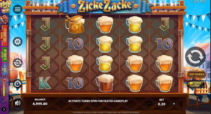 Игровой Автомат Zicke Zacke Gameplay